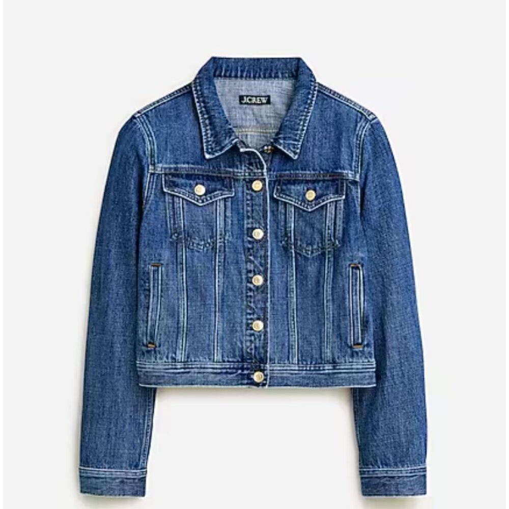 NWOT J.Crew Classic Denim Jacket 3X